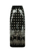 El Carmen Sequins Midi Skirt / Green